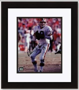Bernie Kosar Autographed Cleveland Browns 8x10 Photo - Custom Framed