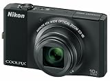 Nikon S8000 Digital Camera - Black (14.2MP, 10x Optical Zoom) 3 inch LCD