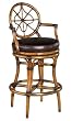 Rattan Swivel Bar Stool