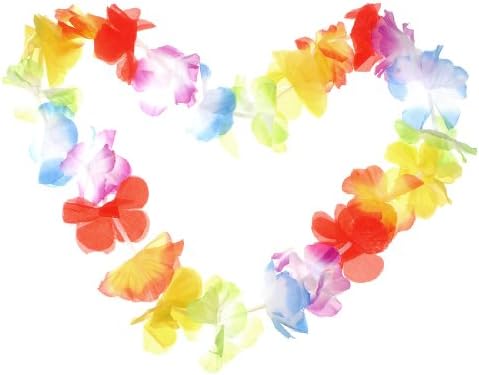 Hawaiian Leis Headband Bracelets Beach Party Fancy Dress Anklet Hula