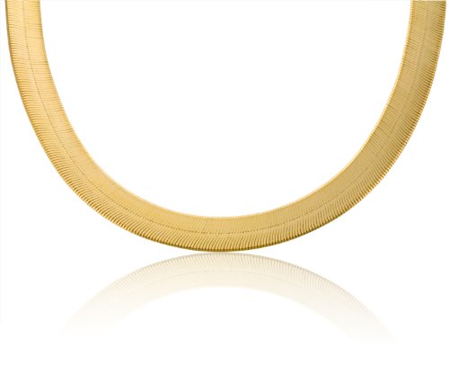 14k New Solid Yellow Gold Herringbone Chain / 
