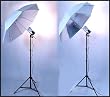 DMKFoto 2 Strobe Kit for Home Studio Complete with Umbrellas and Stands