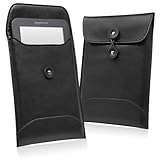 BoxWave Nero Kindle Leather Envelope (Premium Synthetic Leather Carrying Sleeve) - Fits 6