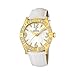 Festina Women's F16580/1 White Leather Analog Quartz Watch with White Dial