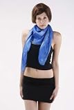 Hand Printed Pure Silk Square Scarf Muffler 40x40 cms FREE SHIPPING