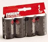 Eveready #1235-4 EVER 4PK Heavy Duty C Battery