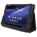 ACE(TM) Folding Cover Case with Stand for Toshiba Thrive 10.1-Inch Android Tablet Black