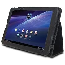 ACE(TM) Folding Cover Case with Stand for Toshiba Thrive 10.1-Inch Android Tablet Black
