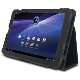 ACE(TM) Folding Cover Case with Stand for Toshiba Thrive 10.1-Inch Android Tablet Black