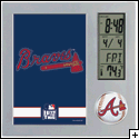 Atlanta Braves Team Desk Alarm Clock