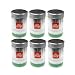 illy Caffe Decaffeinated Ground Coffee (Medium Roast, Green Band). Box of six 8.8oz coffee cans.