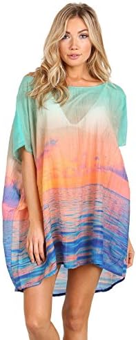 Samudra Lagoon Sunsets Silk Kaftan