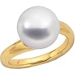 14K Yellow Gold Paspaley South Sea Cultured Fine Round Pearl Ring - 12.00mm