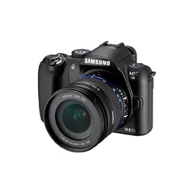 Samsung NX10 Digital System Camera Kit - Black (14.6MP, incl 18-55 OIS Lens) 3.0 inch AMOLED Screen