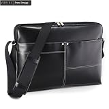 Asus Eee PC T101H Tablet Netbook Faux Leather Executive Briefcase Messenger Bag w Quick... by 