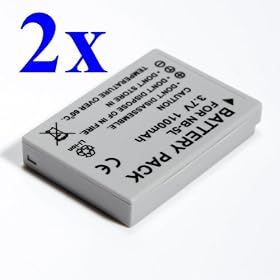 ATC Premium Canon NB-5L NB5L Lithium-Ion Replacement Battery (2 Packs) for Canon Digital IXUS 800 IS,850 IS,860 IS,90 IS,900 Ti,960 IS,970 IS,980,Canon IXY Digital 1000,2000 IS,3000 IS,800 IS,810 IS,820 IS,900 IS,910 IS,920 IS,95 IS,PowerShot SD-Series / Digital ELPH SD700 IS,SD790 IS,SD800,SD800 IS