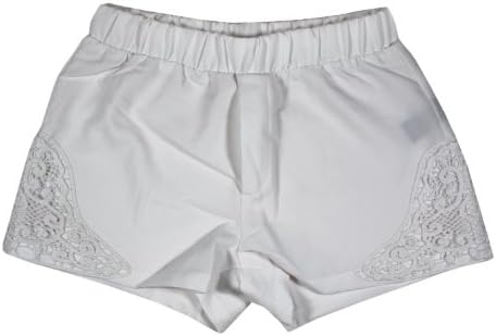 Honey Side Lacey Shorts (S, WHITE)