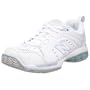 New Balance Women's WC803 Tennis Shoe,White/Blue,10 B