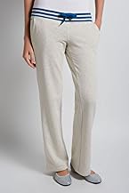 Drawstring Fleece Sweatpant with Contrast Tipped Waistband