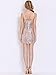 ROMWE Women's Sequin V-Neck Spaghetti Strap Bodycon Cocktail Dress Gold L