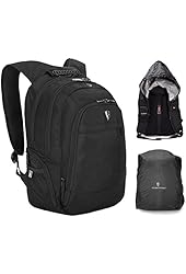 Victoriatourist V6004 Waterproof Laptop Backpack with Rain Hood and Cover for Rainproof, Fits Most 15.6 Inch Laptops