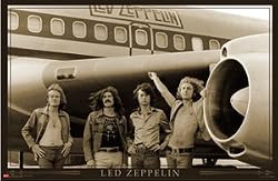 LED ZEPPLIN FRAMED POSTER Robert Plant Jimmy Page (Size 24x36)