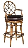 Rattan Swivel Bar Stool