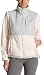Calvin Klein Performance Women's Polar Fleece Bomber Jacket,Baby Pink/Pale Grey,Small