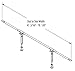 EZ-Lift EL2-18 Steel Bedding Support System, 3 Cross Supports, 2 Legs Each