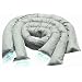 Oil-Dri L90890 Grey Universal Absorbent Sock with Recycled Cellulose Filling, 3" Dia x 4' L, Box of 40