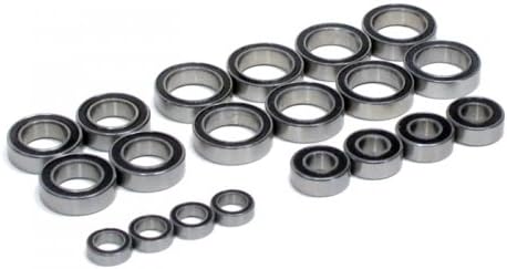 Boom Racing #PLTBBZ High Performance Full Ball Bearings Set Rubber Sealed (20 Total) for Team Associated ProLite 4X4