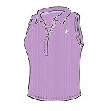 Balle de Match Women's Sleeveless Polo Tennis Shirt - Lavender