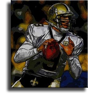 Completely Handpainted American Football Sport Painting, Custom Order FL3645, Oil on Canvas, with Option to Paint Jerry, Brett & Co. from Any Other Favorite Photograph or Picture, Unframed, Size 12