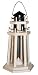 Biedermann & Sons Wooden Cape Cod Lighthouse with Metal Accents Tealight Holder, White, 12-Inches Tall