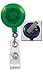 Translucent Green Retractable Badge Reel with Swivel Spring Clip by Specialist ID, Sold Individually