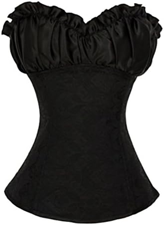 Fedo Sexy Four Colour Corset Lace Satin Bustier S-6XL