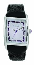 Ted Baker TE1002 Gents black leather strap watch