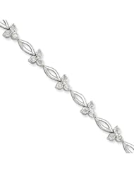 Sterling Silver Diamond Tennis Bracelet