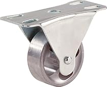Shepherd Hardware 9182 2-Inch Cast Iron Rigid Plate Caster, 125-lb Load Capacity
