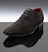 Autograph Suede Leather Punched Gibson Shoes
