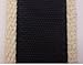 100% Cotton Canvas Shoulder Tote w/Multiple Pockets, Black, IMPROVED!