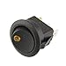 {Factory Direct Sale} DC 12V Yellow LED Lighted Dot Illuminated Round Rocker Switch Button 3Pin ON/OFF Toggle SPST Car Boat Truck Trailer