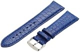 Hadley-Roma Men's MS2010RF-240 24-mm Blue Genuine Alligator Leather WatchStrap