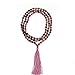 OVALBUY Hand Knotted Heat Treated Agate 6mm 108 Beads Buddhist Prayer Japa Mala for Meditation
