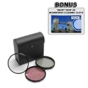 52mm High Resolution 3-piece Filter Set (UV, Fluorescent, Polarizer) FOR The Nikon D40, D60