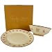 Roosters and Hens Salad Bowl and Serving Platter, Boxed Gift Set, French Faience