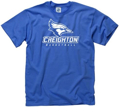 Creighton Blue Jays Adult Basically Basketball T-Shirt (Royal, Medium)