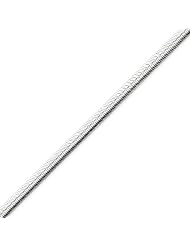 Sterling Silver 3.75mm Flat Snake Chain - 24 Inch
