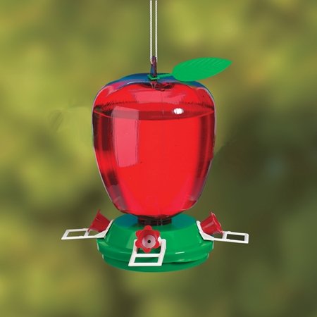 40 oz Apple Shaped Hummingbird Feeder