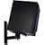 Pinpoint AM-40 Side Clamping Bookshelf Speaker Wall Mounts - Black